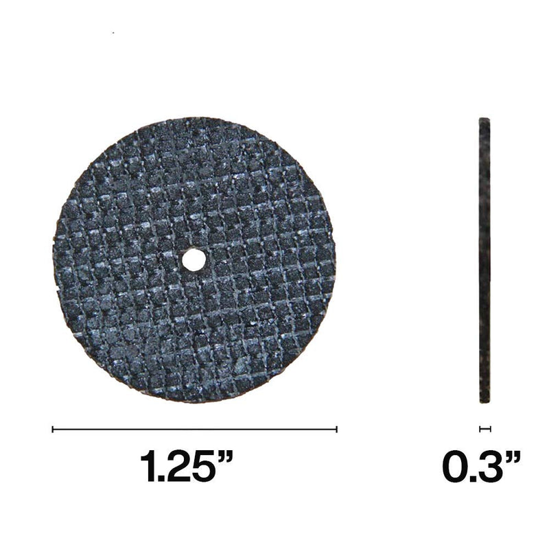 Katzco Reinforced Cut-Off Wheels - 50 Pieces - 1.5 Inches - Abrasive Disc for Cutting All