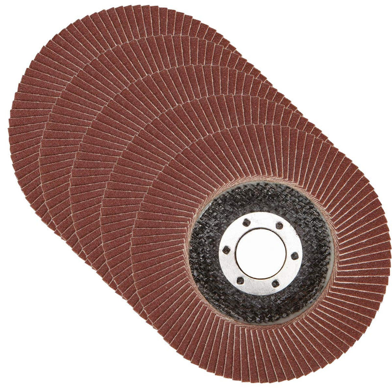 Katzco Grinding Wheels - Flap Grinding Wheels for Angle Grinder - 5 Piece Ideal Grinding