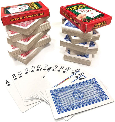 Kicko Playing Cards - 24 Pack - 2.25 x 3.5 Inches - for Kids, Party Favors, Stocking