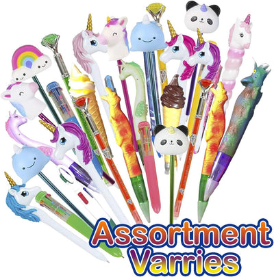 icko Pen Assortment - 24 Pack - Character Pen, Art Activity, Birthday Present, Christmas