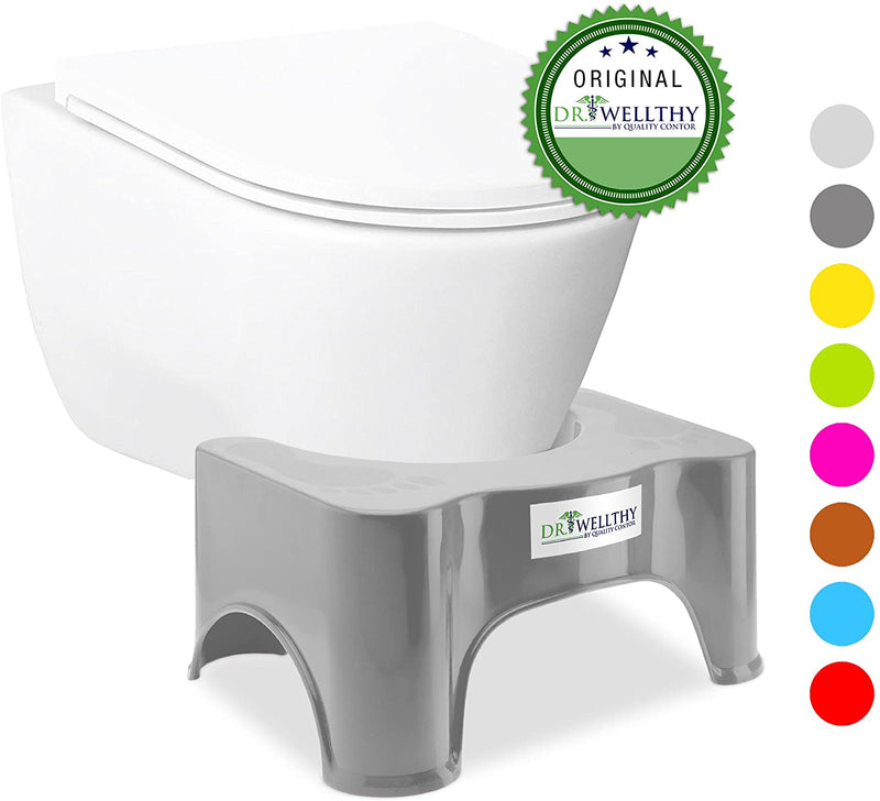 Dr Wellthy Medical toilet stools 415x24x17cm gray healthy