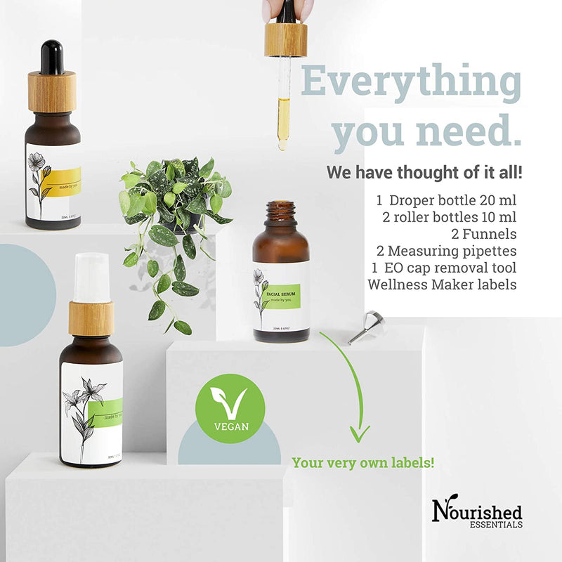 Wellness Maker Organic Natural Beauty Wellness Kit - Make Your Own Natural Skin Care
