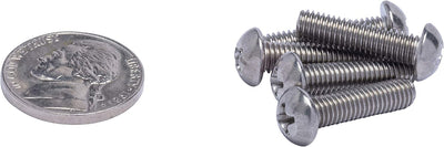 10-32 X 5/8" Stainless Phillips Truss Head Machine Screw, (50pc), Fine Thread, 18-8 (304