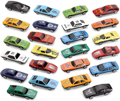 Kicko 24 Pice Diecast Toy Cars 1 to 64 Scale Premium Quality Assorted Colors - Party