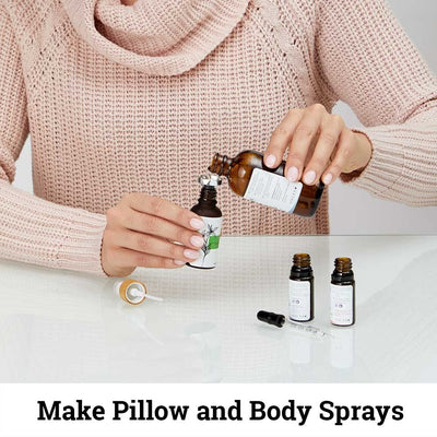 Wellness Maker Deep Sleep Kit - Make Your Own Natural Essential Oil Sleep Blends - Organic