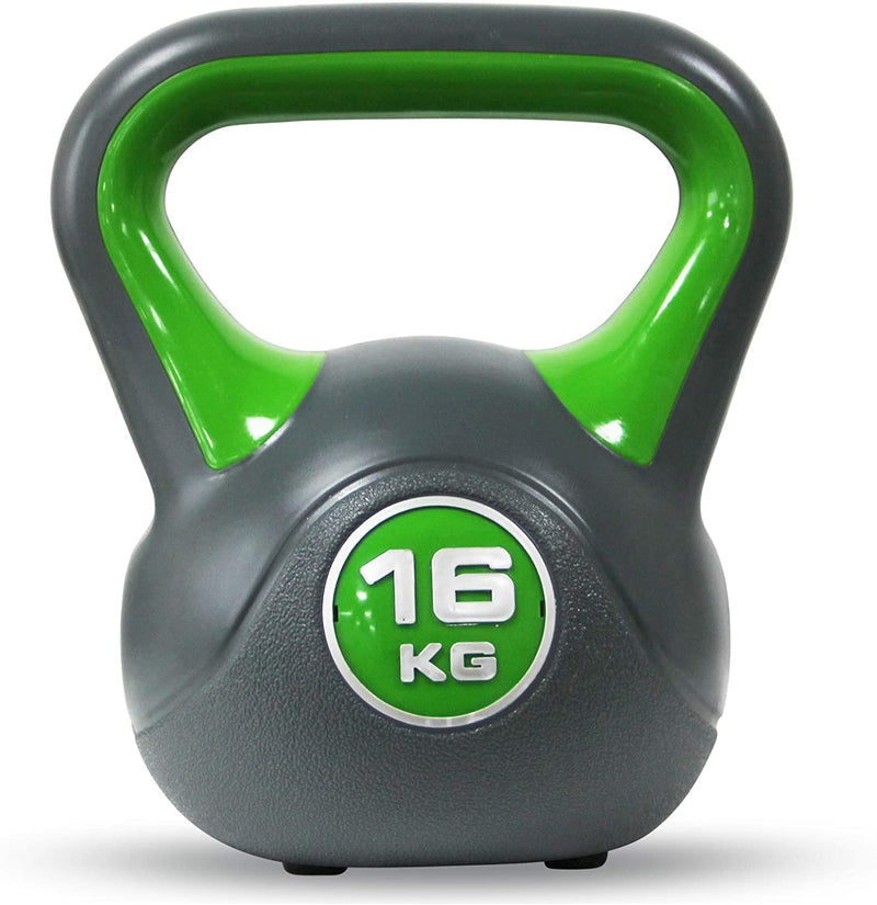 Kettlebell plastic 220 kg including workout I ball dumbbells in various colors