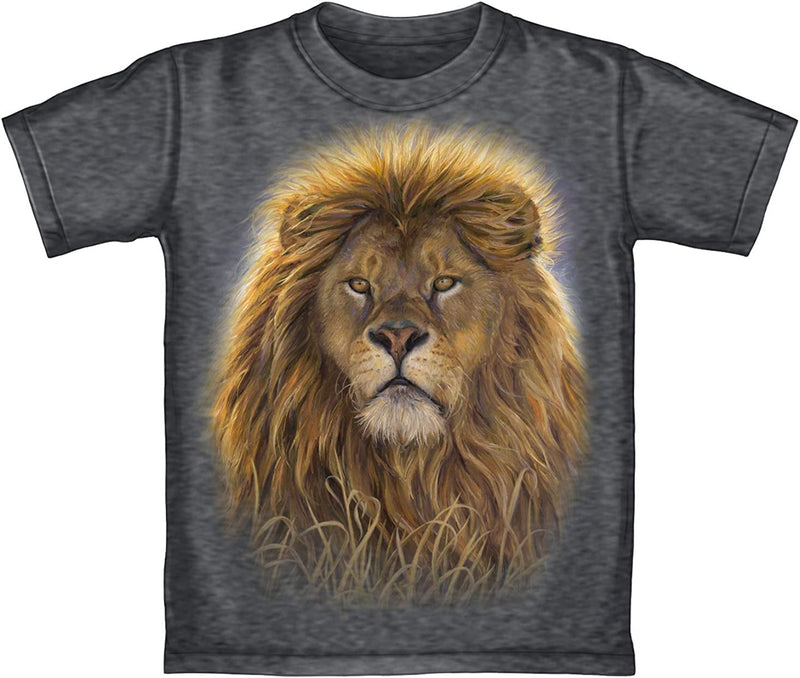Dawhud Direct Lion Face Youth Tee Shirt (Large 12/14