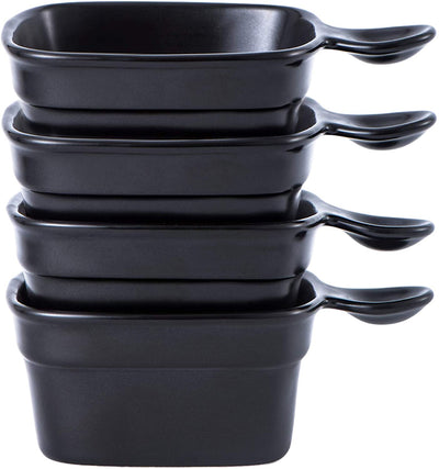 Bruntmor Oven To Table 8 oz Porcelain Oven Safe Ramekins Serving Bowls for Creme Brulee