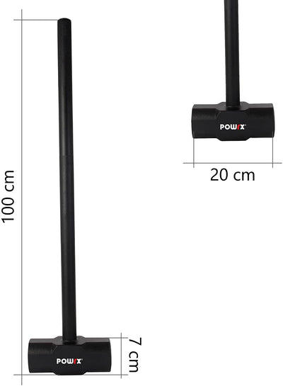 Gym hammer weight hammer 6 kg to 30 kg black functional fitness
