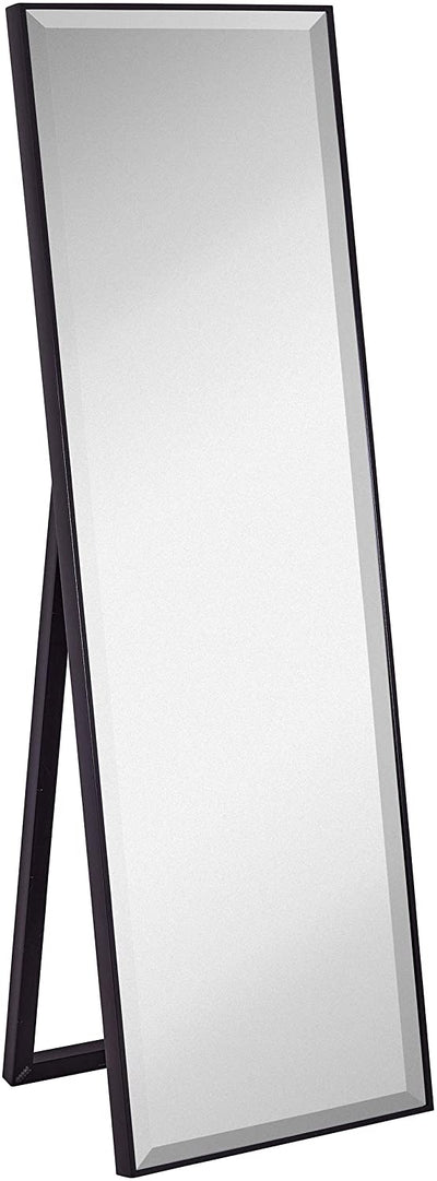 Hamilton Hills Black Full Length Mirror for Floor Full Body Standing Mirror Tall 58" x 18"