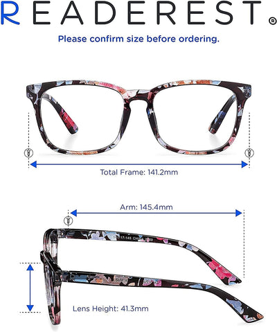 Readerest blue-light-blocking-reading-glasses-floral-1-25-magnification