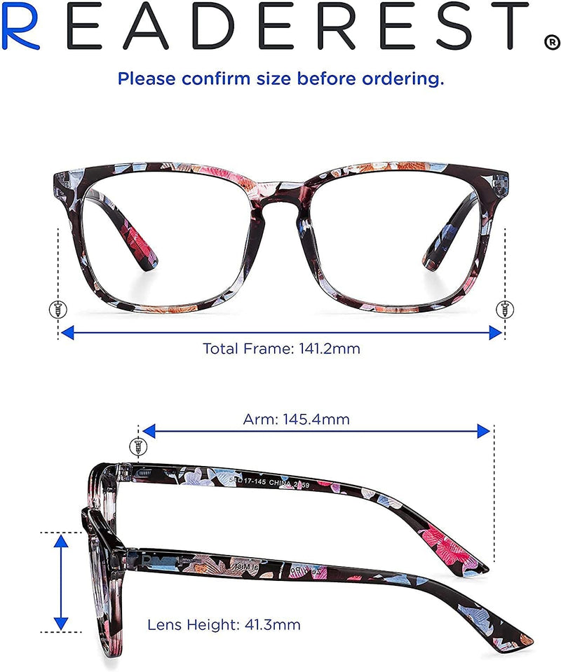 Readerest blue-light-blocking-reading-glasses-floral-2-00-magnification