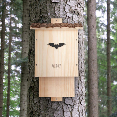 I Large heavy bat box screwed to Nabu from solid wood 100