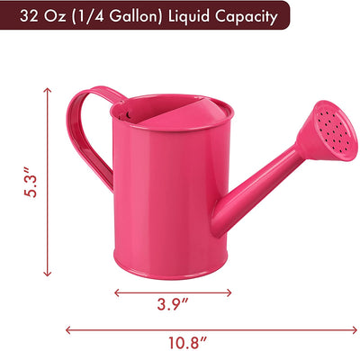 Watering Can for Kids - Play Time or Practical Use - Childs Metal Watering Can - Small