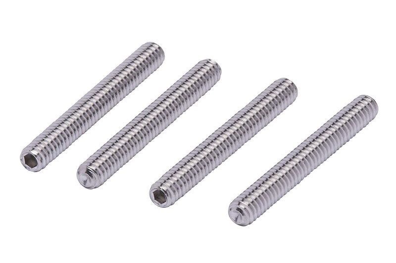 8-32 X 1/8" Stainless Set Screw with Hex Allen Head Drive and Oval Point (100 pc), 18-8