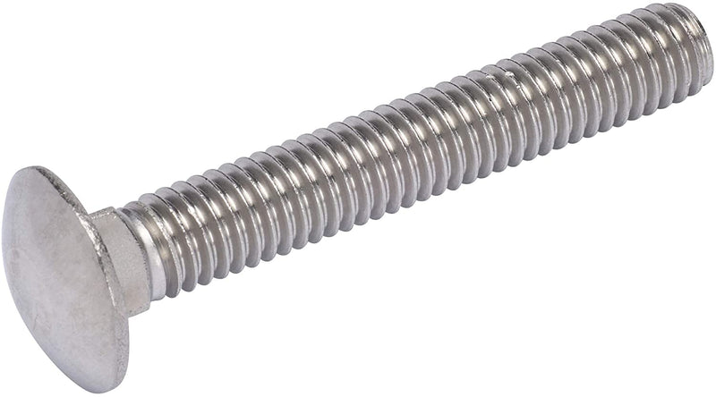 10-24 X 2" (25pc) Stainless Carriage Bolt, 18-8 Stainless