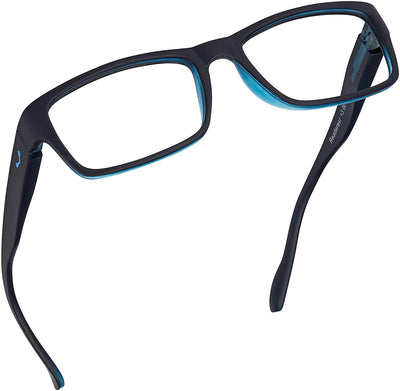 Blue-Light-Blocking-Reading-Glasses-Black-Blue-0-50-Magnification-Computer-Glasses
