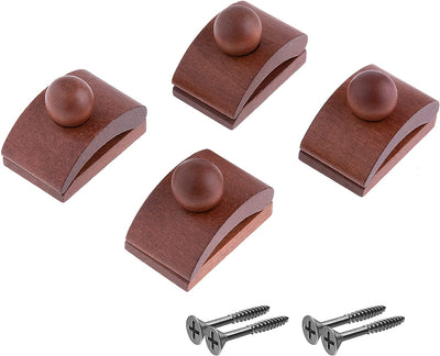 Classy Clamps Wooden Quilt Wall Hangers 4 Small Clips (Black) And Screws For Wall
