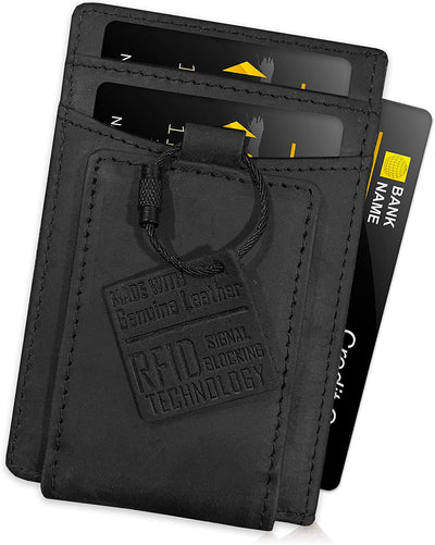 Fidelo Minimalist Slim Wallets for Men - POWERFUL Magnetic Money Clip Mens Wallet - RFID