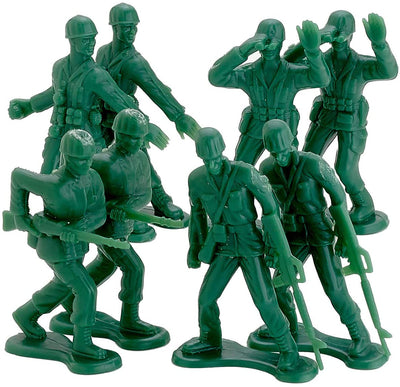 Kicko 4 Inch, Large Army Figures - 8 Pieces - Party Needs - Party Favors - Ideas