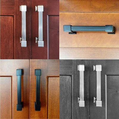10 Pack Contemporary Handle Pulls for Kitchen Cupboard Door, Bedroom Dresser Drawer