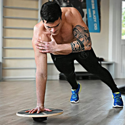 Balance Board Wooden board made of wood for proprioceptive training