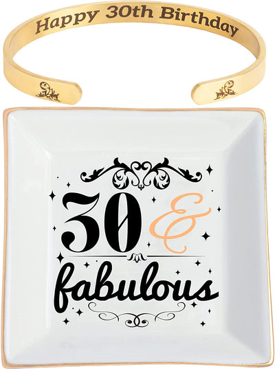 30th Birthday,30th Birthday Gifts for Women,30th Birthday Jewelry Dish,30th Birthday