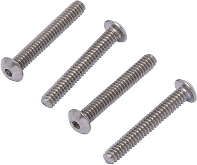 5/16"-18 x 2" Stainless Button Socket Head Cap Screw Bolt, (25 pc), 18-8 (304) Stainless