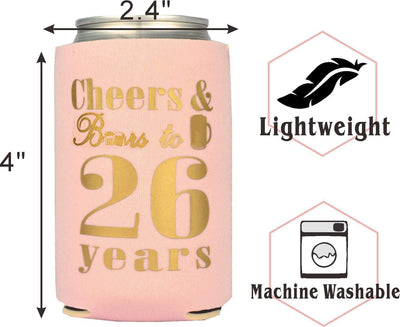 26th Birthday Gifts for Women, 26th Birthday Gifts, 26th Birthday Can Coolers, 26th