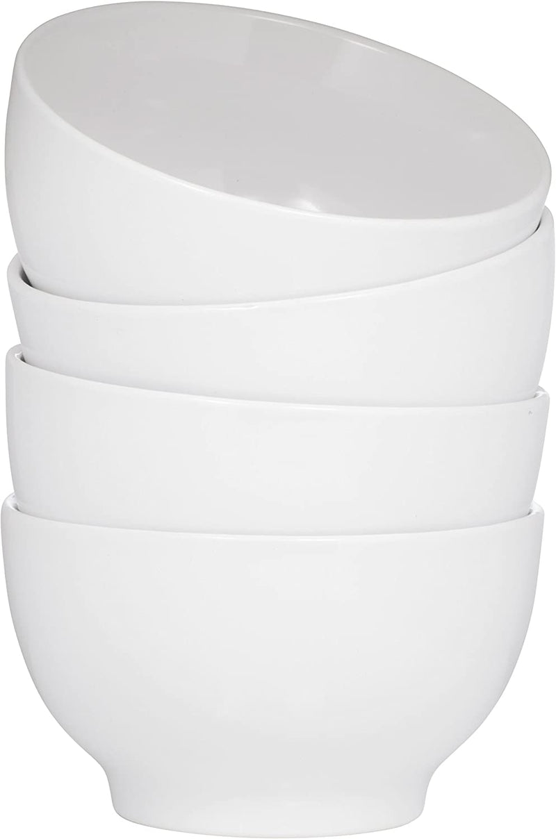 Bruntmor - Polka Dot Colorful Decorative Everyday Porcelain Ceramic Dinner Bowls