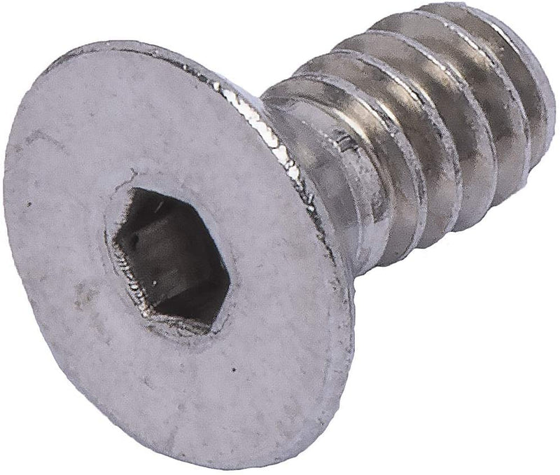 6-32 X 5/16" Stainless Flat Head Socket Cap Screw Bolt, (100pc), 18-8 (304) Stainless