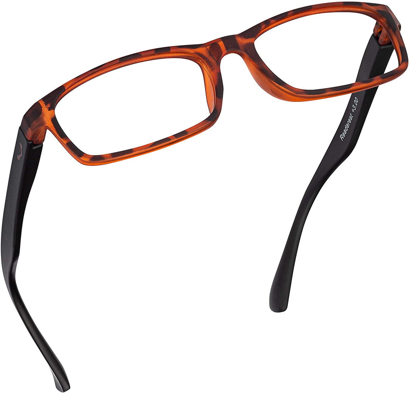 Blue-Light-Blocking-Reading-Glasses-Tortoise-Black-2-50-Magnification-Computer-Glasses