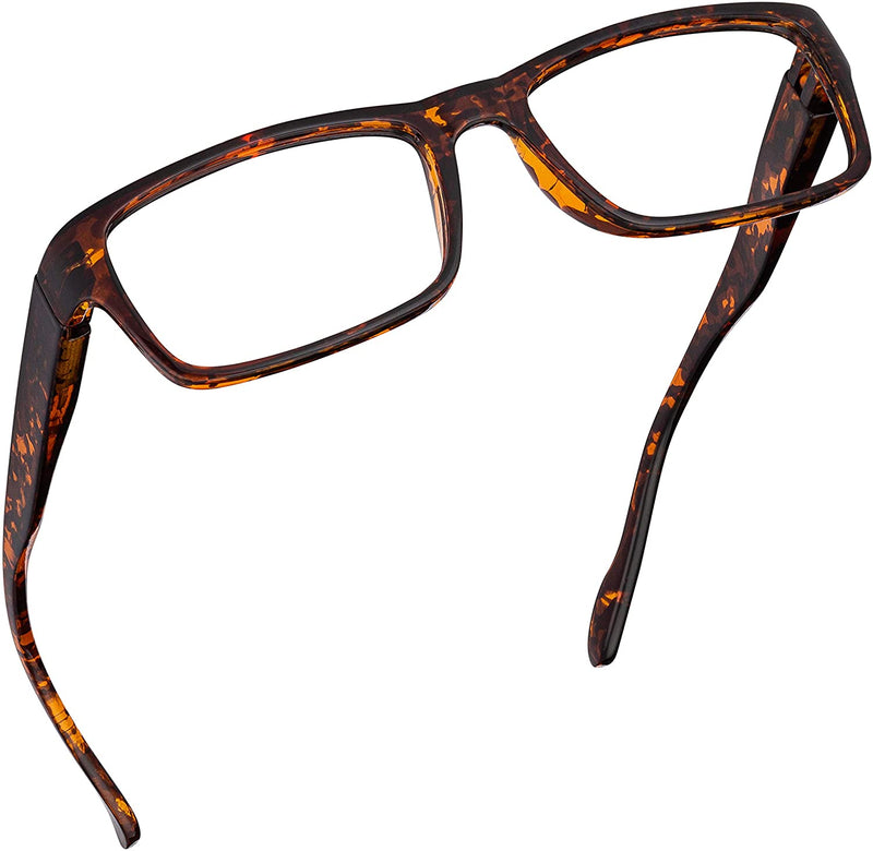 Blue-Light-Blocking-Reading-Glasses-Tortoise-0-00-Magnification-Computer-Glasses