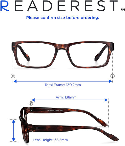 Blue-Light-Blocking-Reading-Glasses-Bourbon-Tortoise-3-00-Magnification Anti Glare