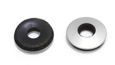 1/2 x 1 OD Stainless EPDM Washers, (50 pc) Neoprene Backed, Choose Size & Qty,