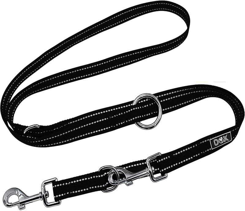 Dog leash nylon reflective 3 times adjustable 2m for small size dogs