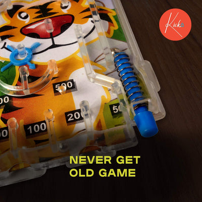 Kicko 3 Inch Animal Pinball Game - Zoo Animal Pinball Game, Pack of 12 of Animal Pitch