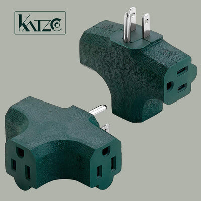 Katzco 3 Way T Straight Shaped with Plug Locations on the left, Right, and Middle