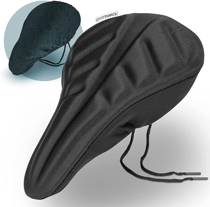 I bicycle gel saddle cover including rain protection cover gel saddle ladies men