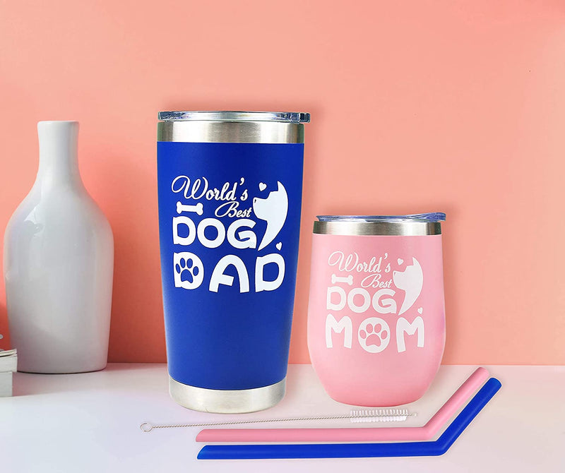 Dog Mom Gifts for Women,Dog Dad Gifts for Men,Best Dog Mom Ever,Dog Mom and Dad Cup,Dog