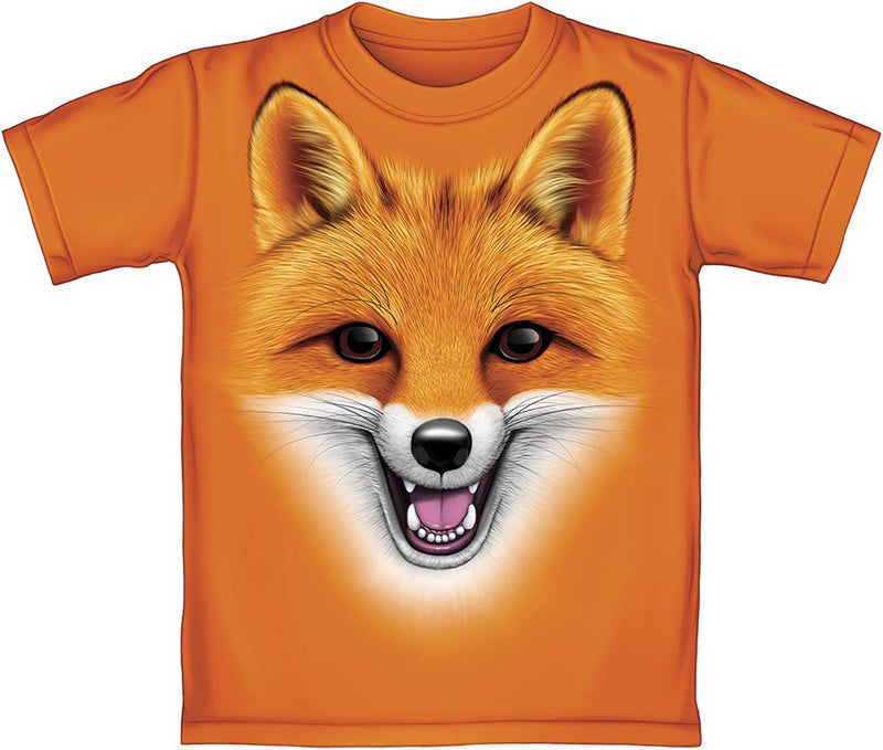 Fox Face Youth Tee Shirt (Large 12-14