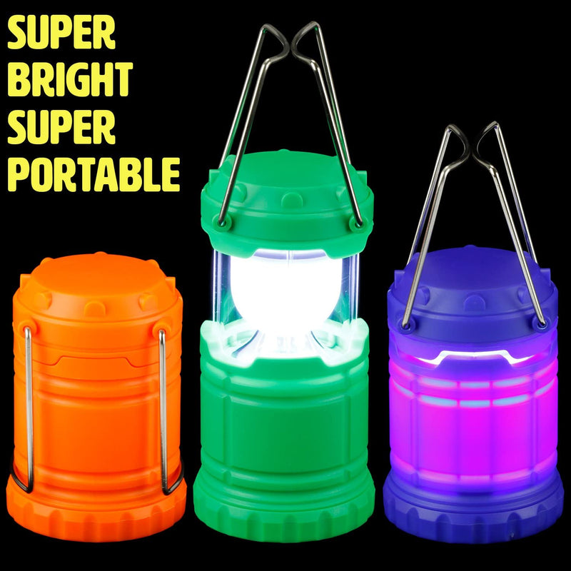 Dawhud Direct Super Bright Mini Collapsible LED Lantern (6 Pack