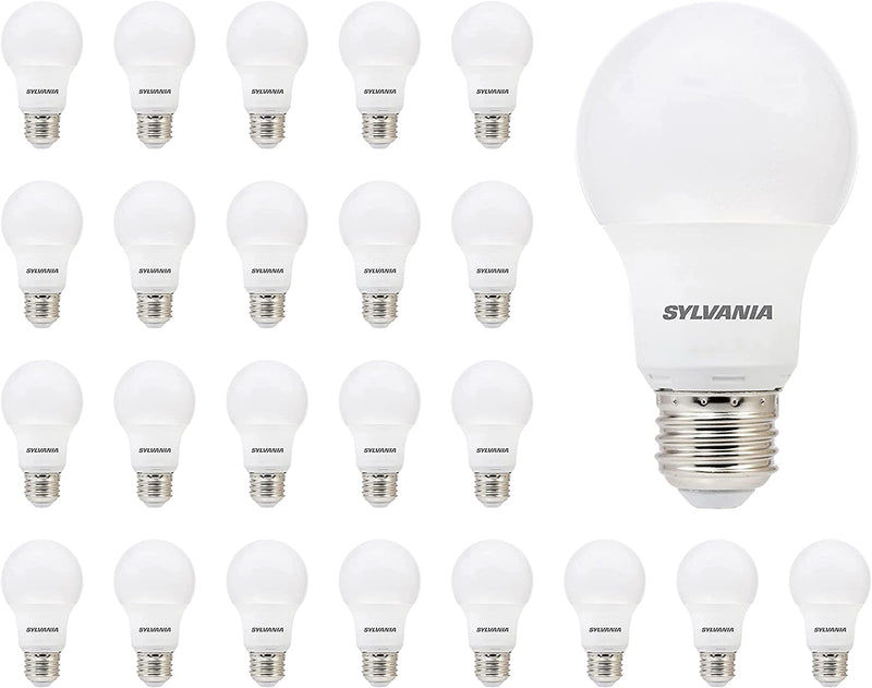 SYLVANIA LED A19 Light Bulb, 60W Equivalent, Efficient 8.5W, 10 Year, 2700K, 800 Lumens