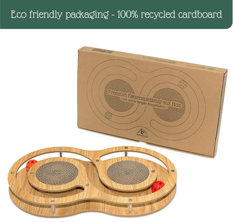 Interactive cat toys made of wood scratching board made of corrugated cardboard scratch cardboard