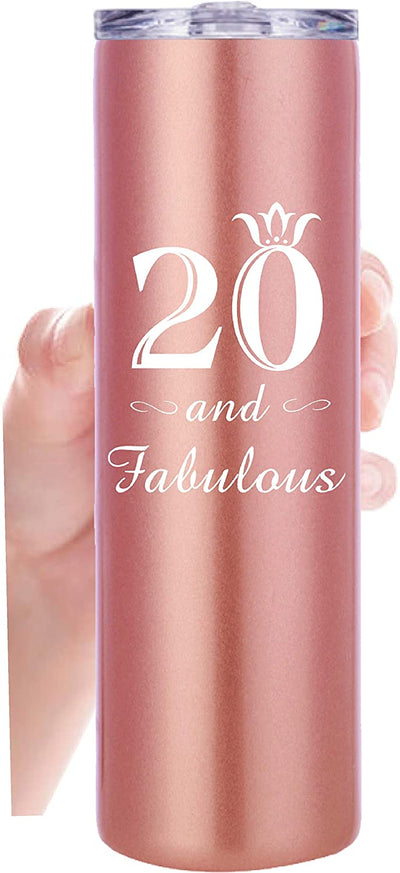 20th Birthday, 20th Birthday Gifts for Girl, 20th Birthday Tumbler, Gifts for 20th