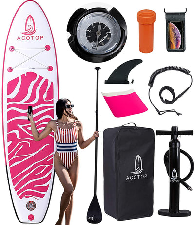 Inflatable Paddle Board, 10'x31 x6 Stand Up Paddle Board, Durable SUP Accessories, Manual