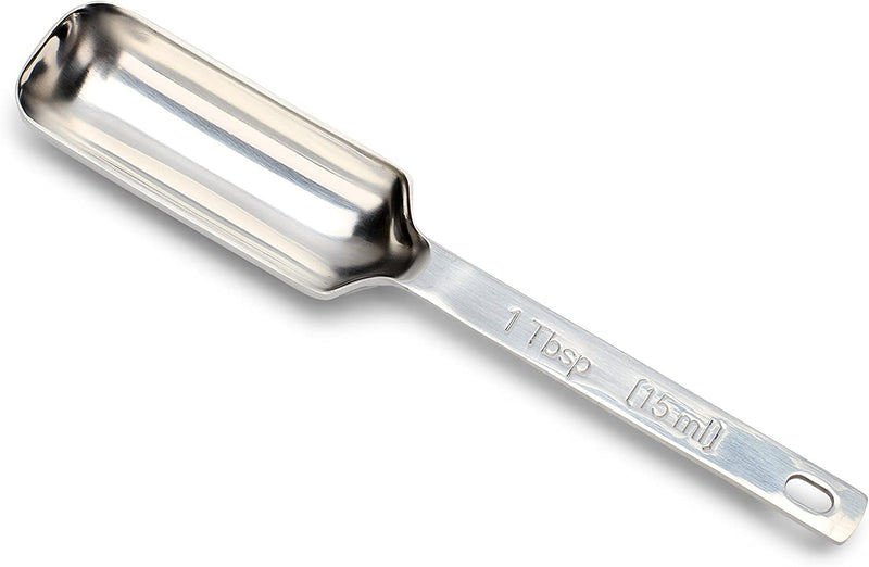 2lbDepot Single 1/8 Teaspoon (tsp) Measuring Spoon, Heavy-Duty Stainless Steel, Narrow