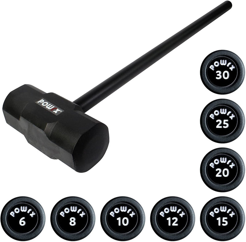 Gym hammer weight hammer 6 kg to 30 kg black functional fitness
