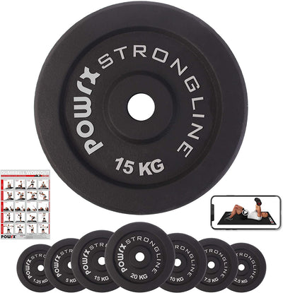 Dumbbell slices weights cast iron set 540 kg for dumbbells 30 mm couple