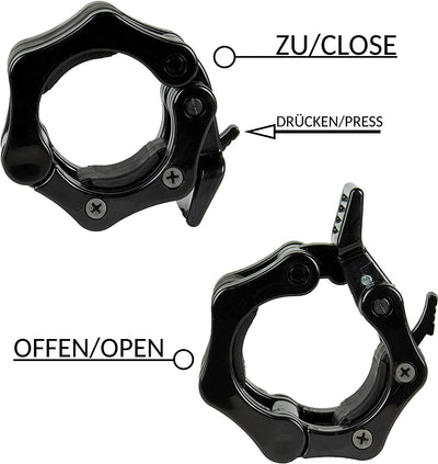 1 pair of dumbbell closures i snap lock quickly and safe